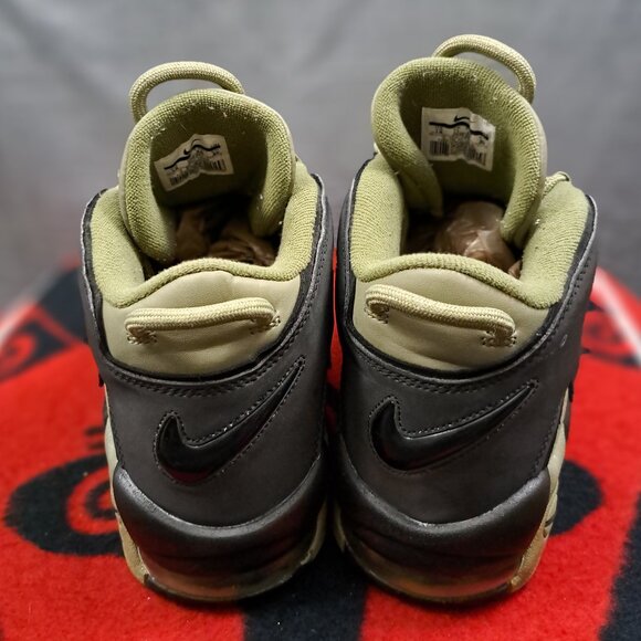 %SIZE 12 NIKE AIR MORE UPTEMPO DARK STUCCO/921948-007 MEN A 12 - Picture 4 of 14